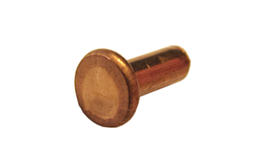 銅 薄平リベット (軸径x首下長)